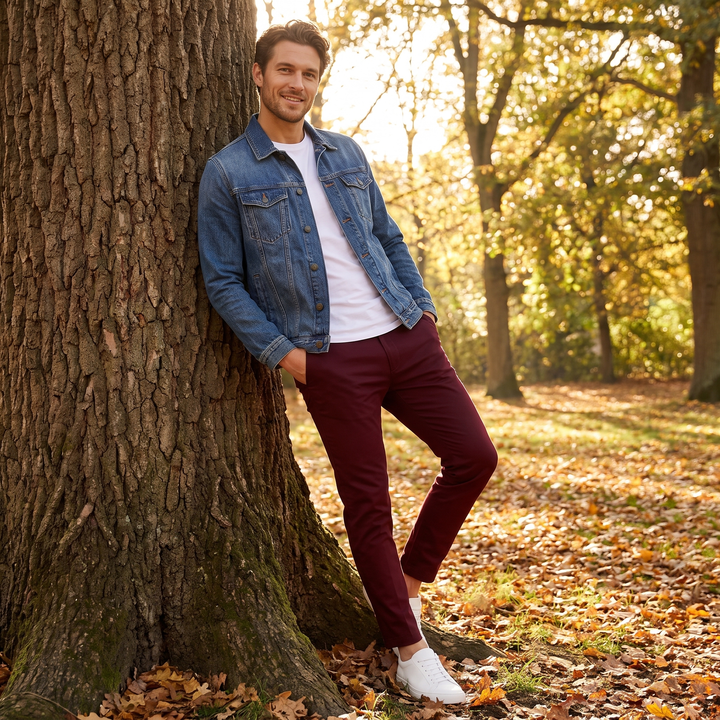Mason | Men’s Flat-Front Tapered Dress Pants