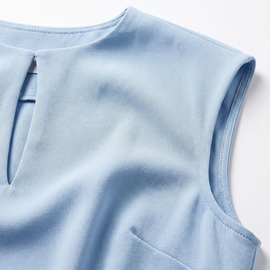 Celeste | Women’s Keyhole Dress Featuring Side Draping