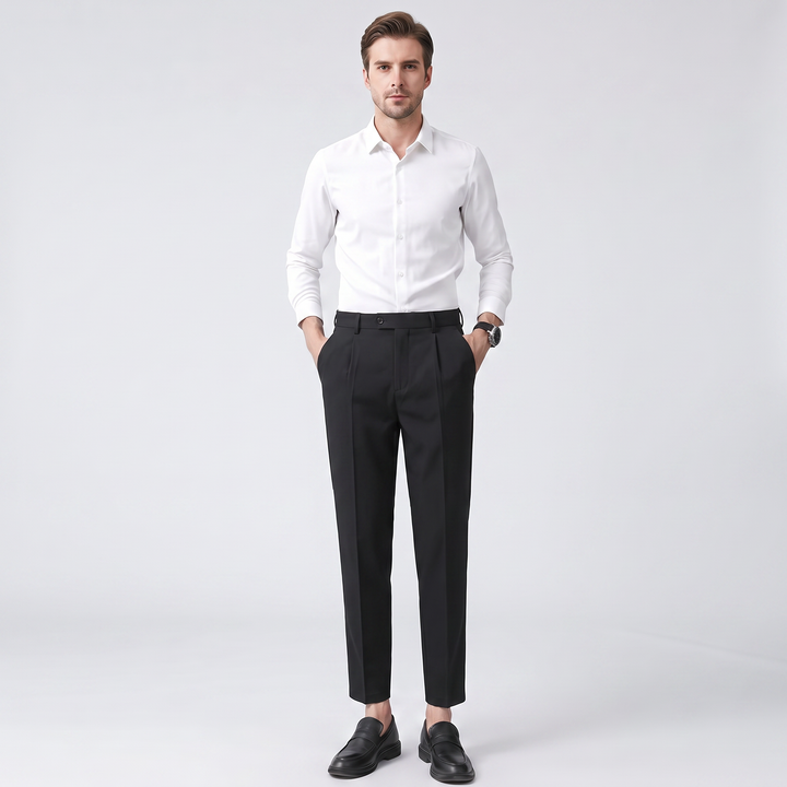 Caleb | Men’s Tapered Dress Pants in a Streamlined Fit