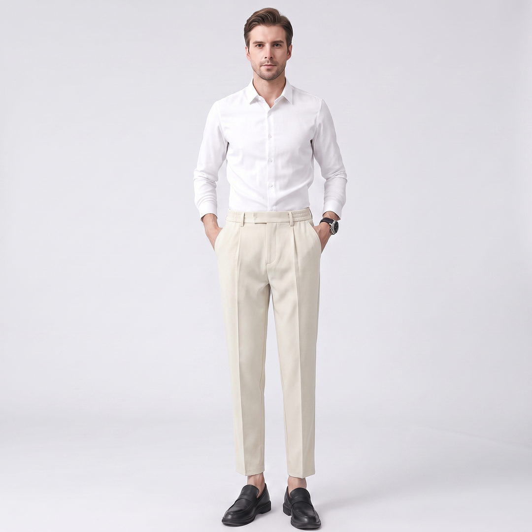 Caleb | Men’s Tapered Dress Pants in a Streamlined Fit
