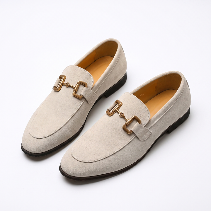 Julian | Men’s Horsebit Loafers in a Textured Finish