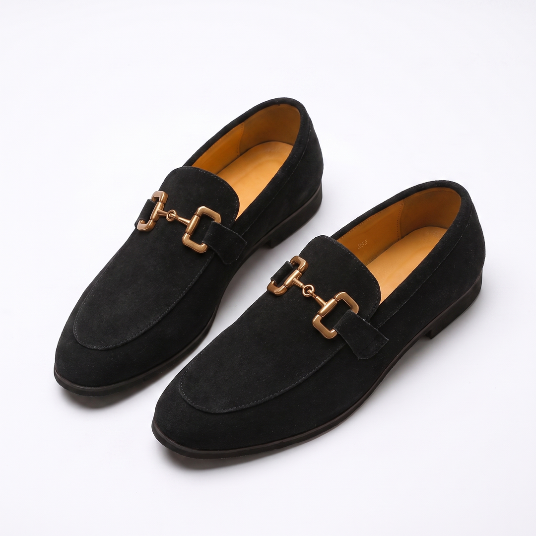 Julian | Men’s Horsebit Loafers in a Textured Finish