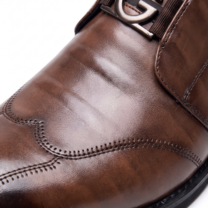Damon | Men’s Pointed-Toe Monk-Strap Dress Shoes