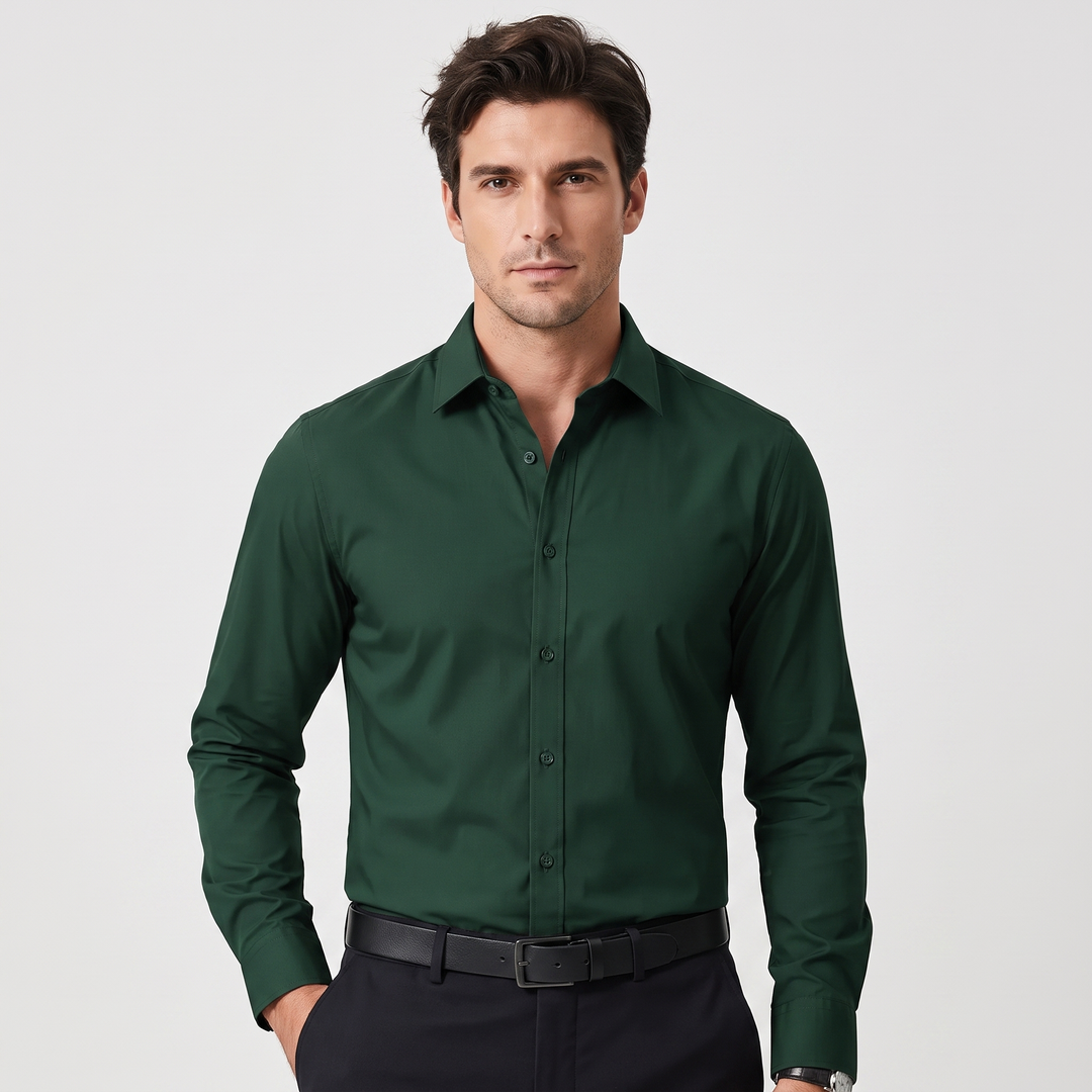 Silas | Men’s Fitted Long-Sleeve Dress Shirt