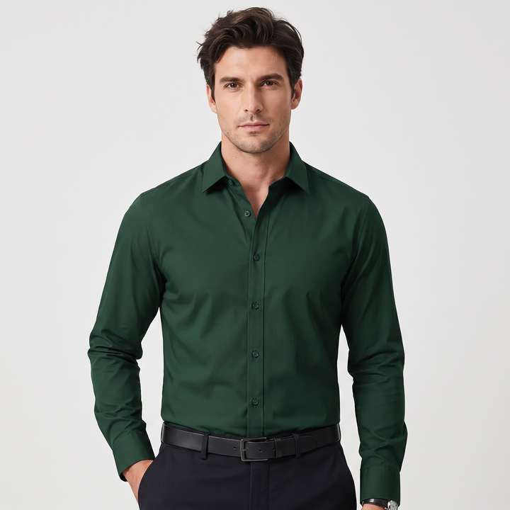 Silas | Men’s Fitted Long-Sleeve Dress Shirt